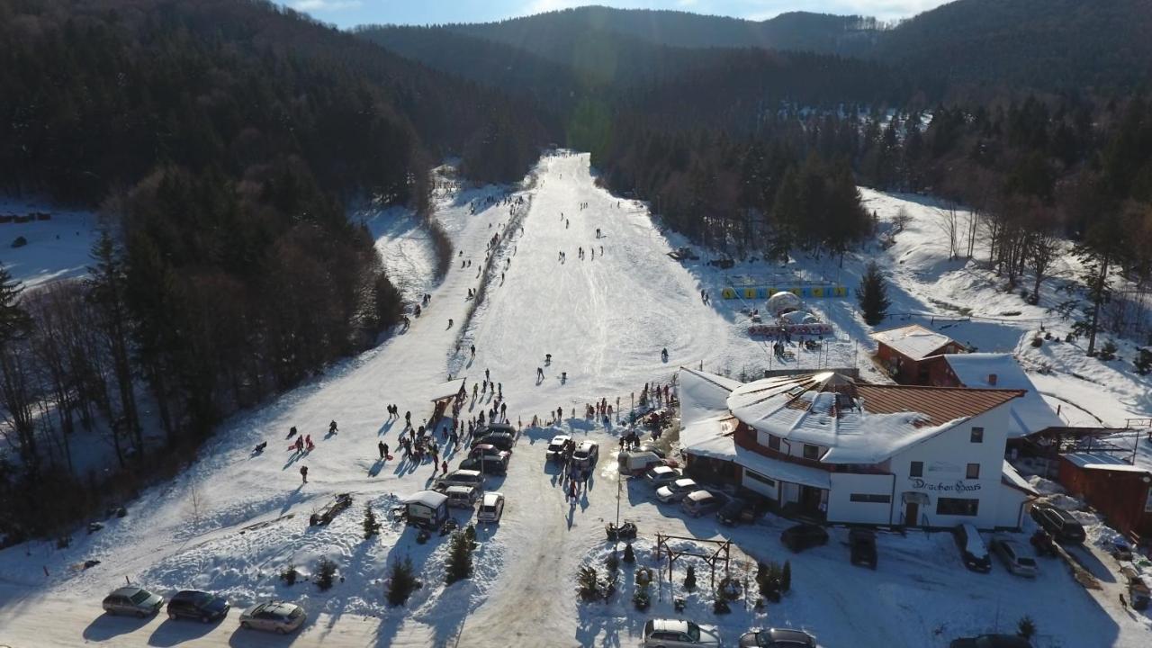 Pensiunea Casa Zmeilor Dragus Exteriör bild